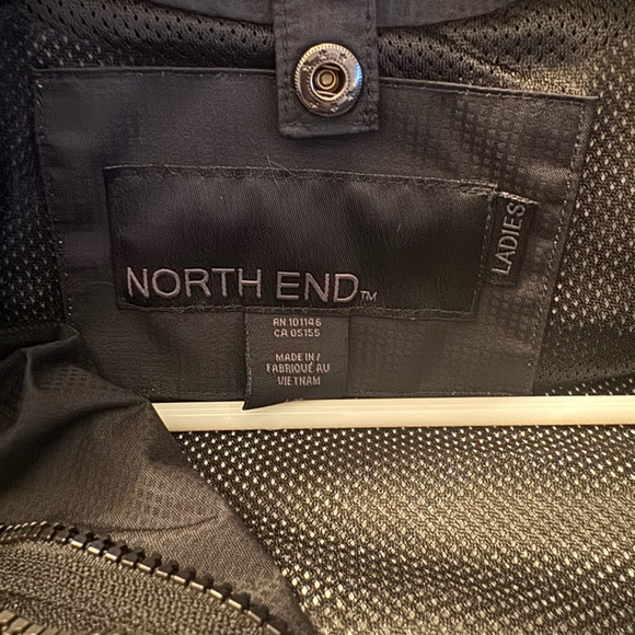 North End black and gray ski/anorak style jacket, women's size large, great cond - Picture 10 of 12
